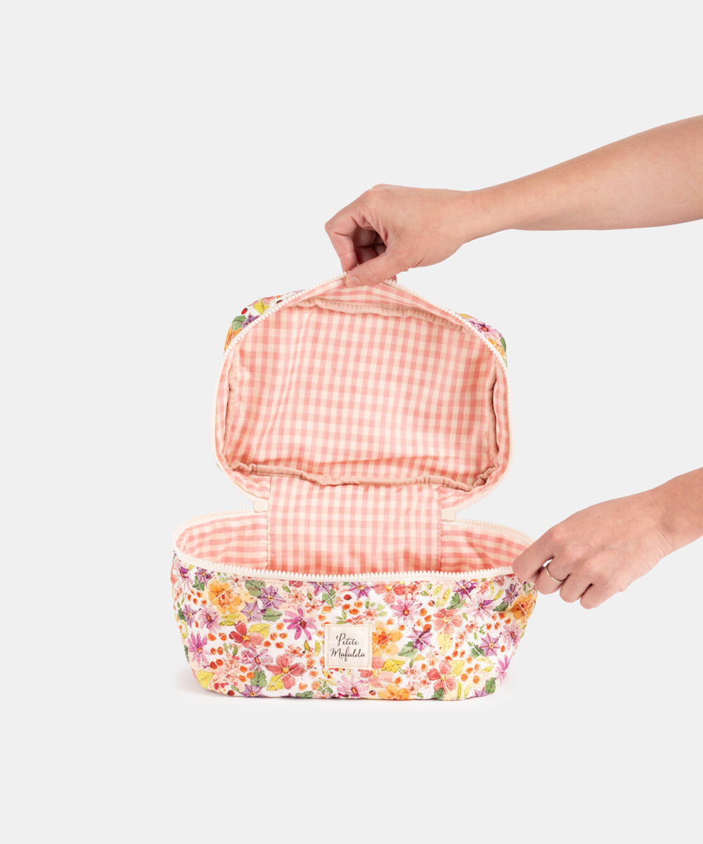 Neceser acolchado con asa