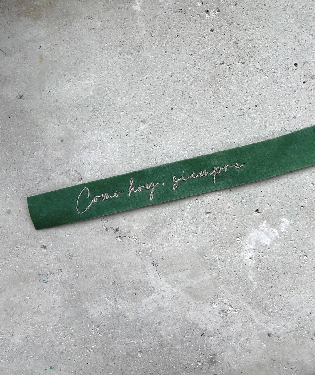 Cinta ramo “Como hoy, Siempre”