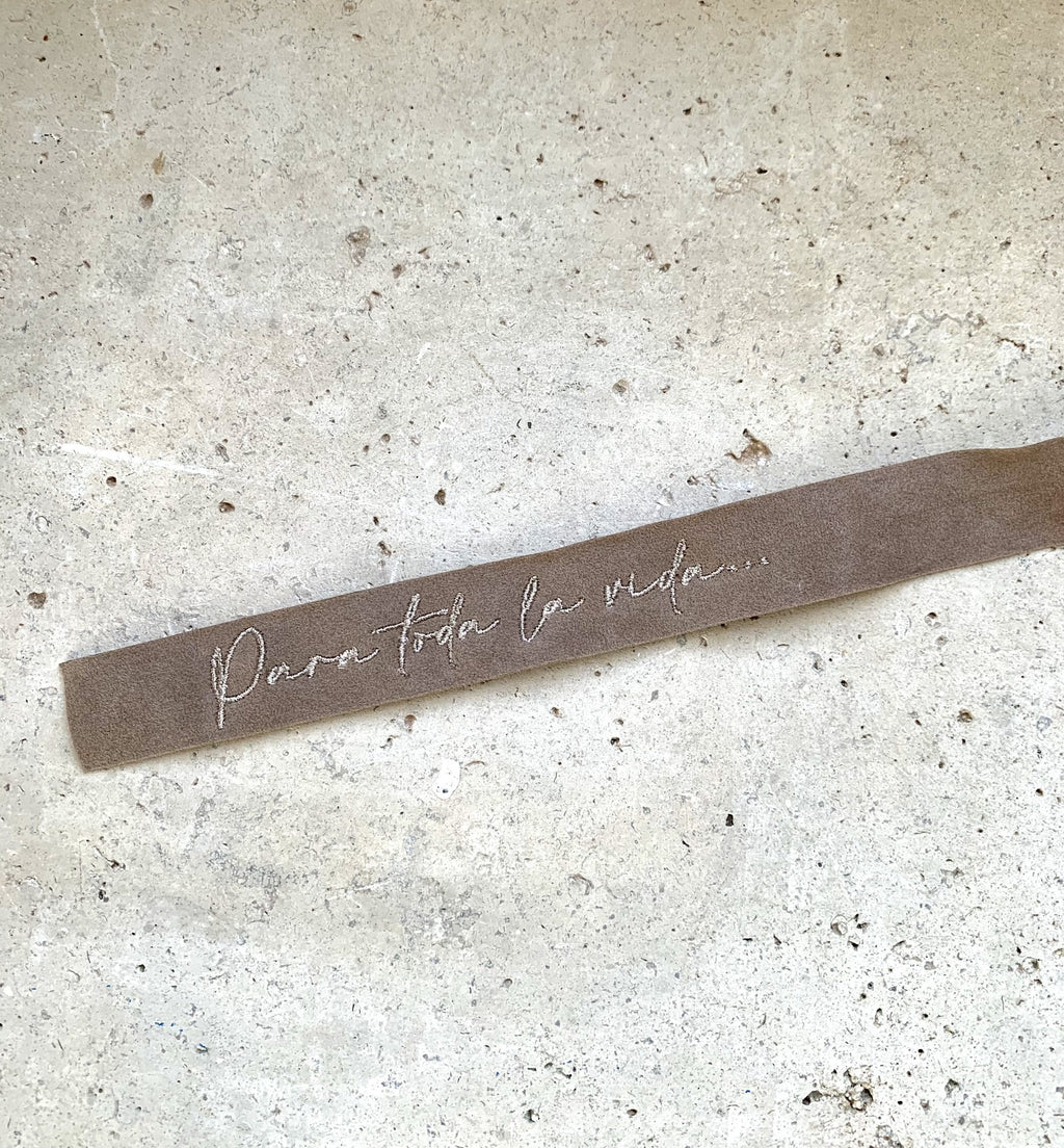 Cinta ramo “Para Toda La Vida…”