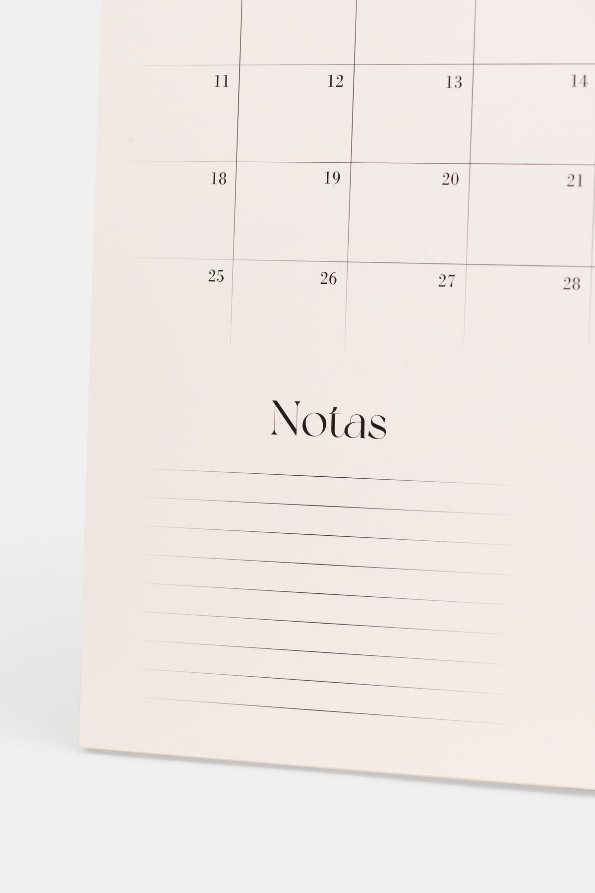 Calendario pared 2027