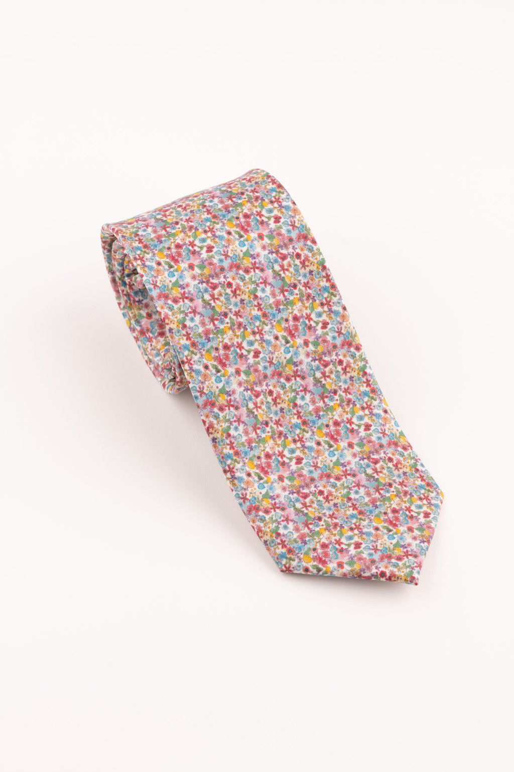 Corbata estampado flores