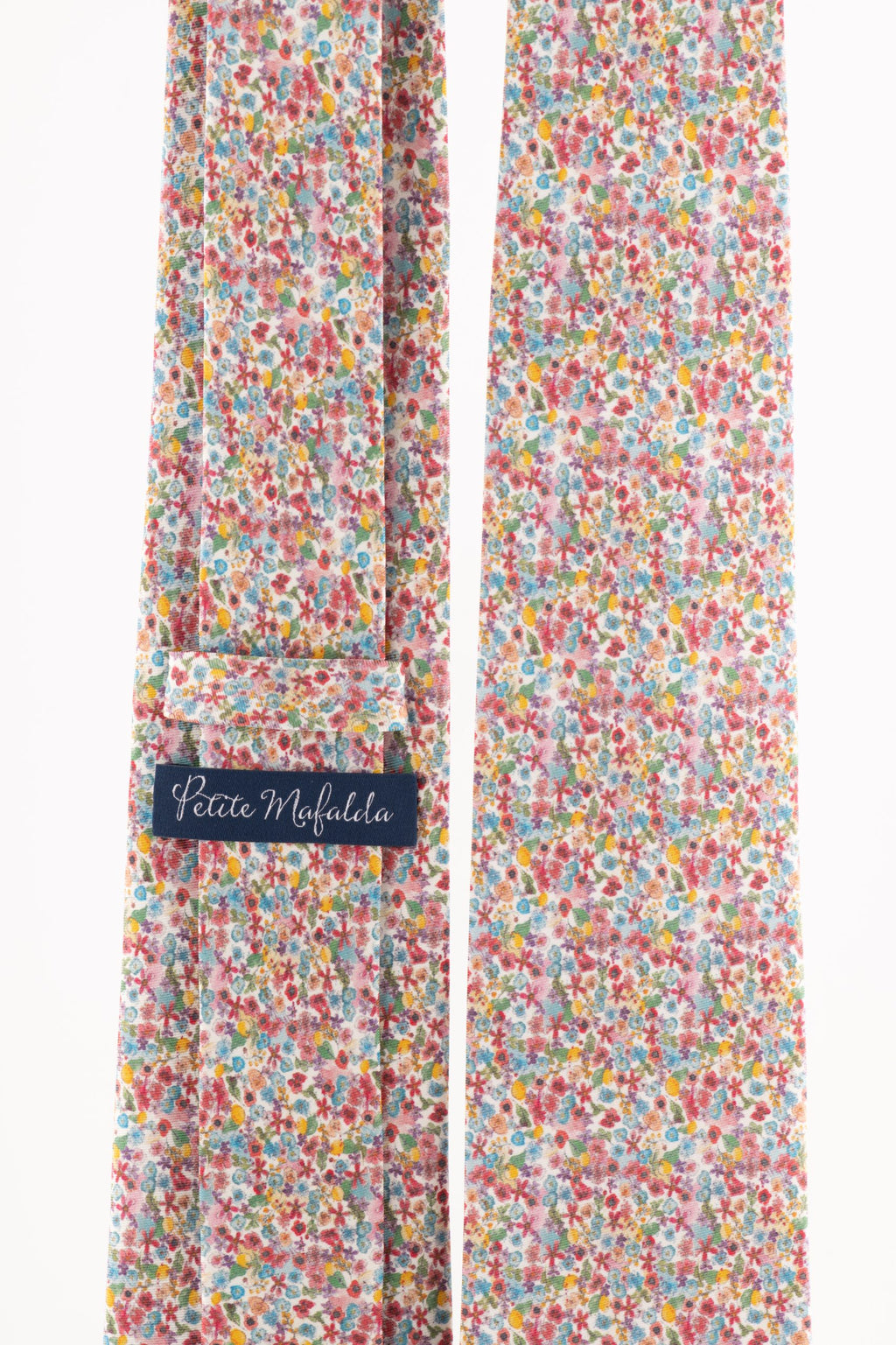 Corbata estampado flores