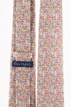 Corbata estampado flores