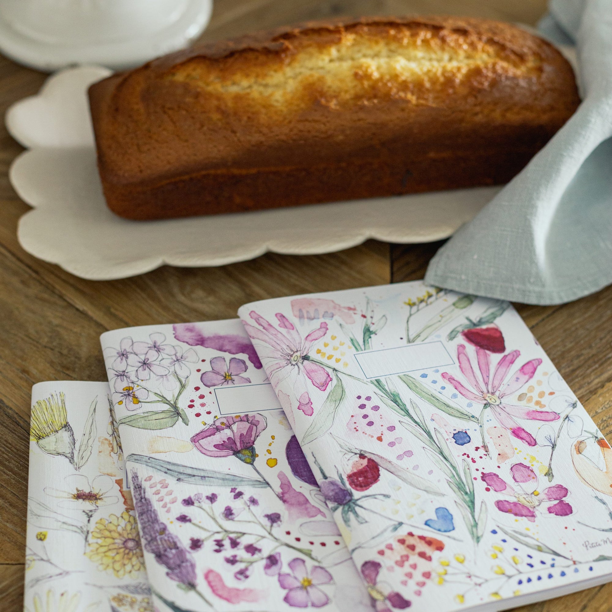 Pack cuadernos de flores