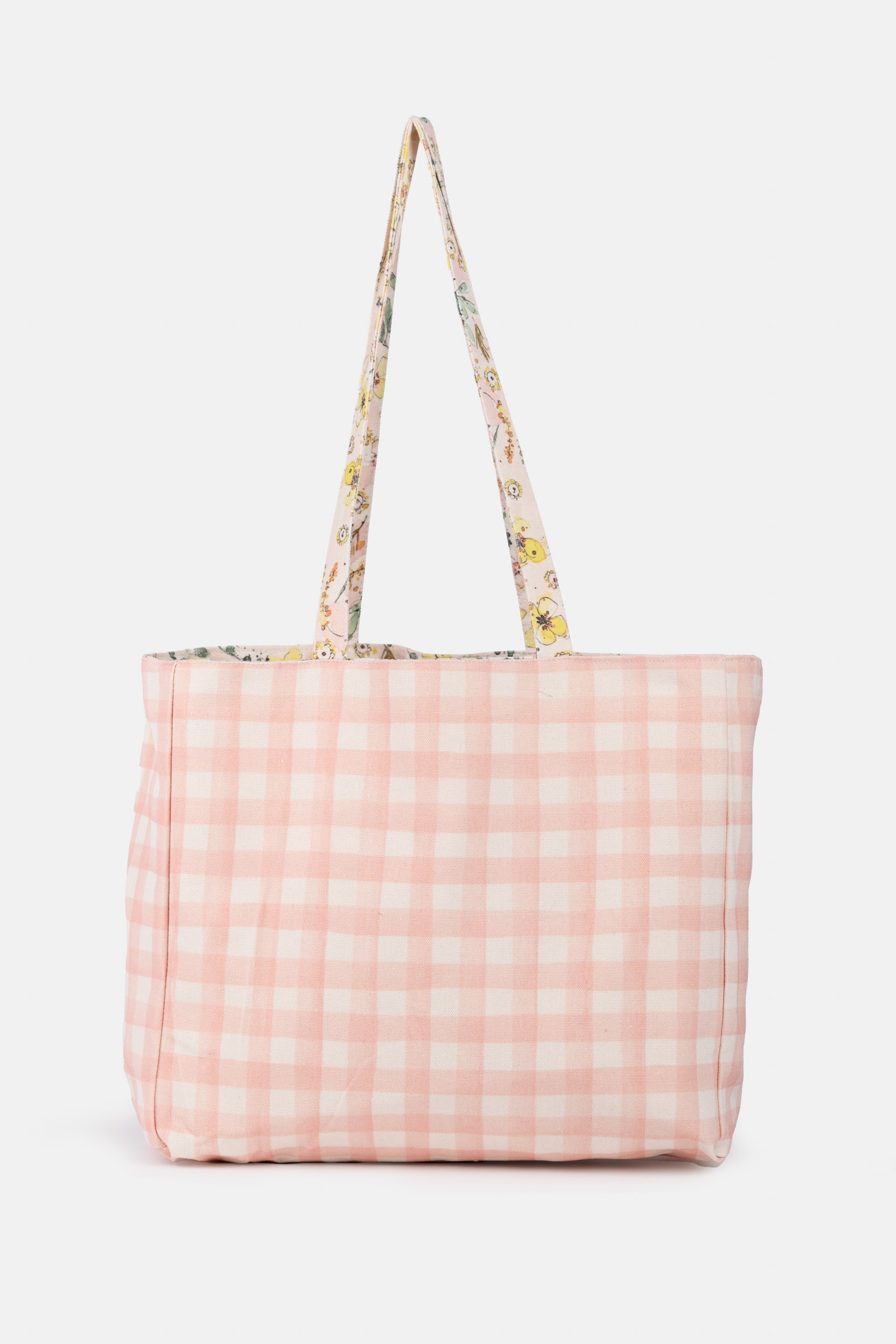Bolsa reversible flores