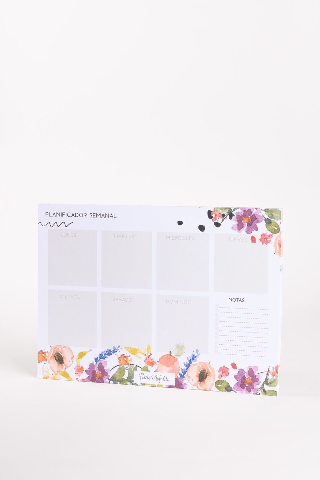 Planificador semanal de sobremesa