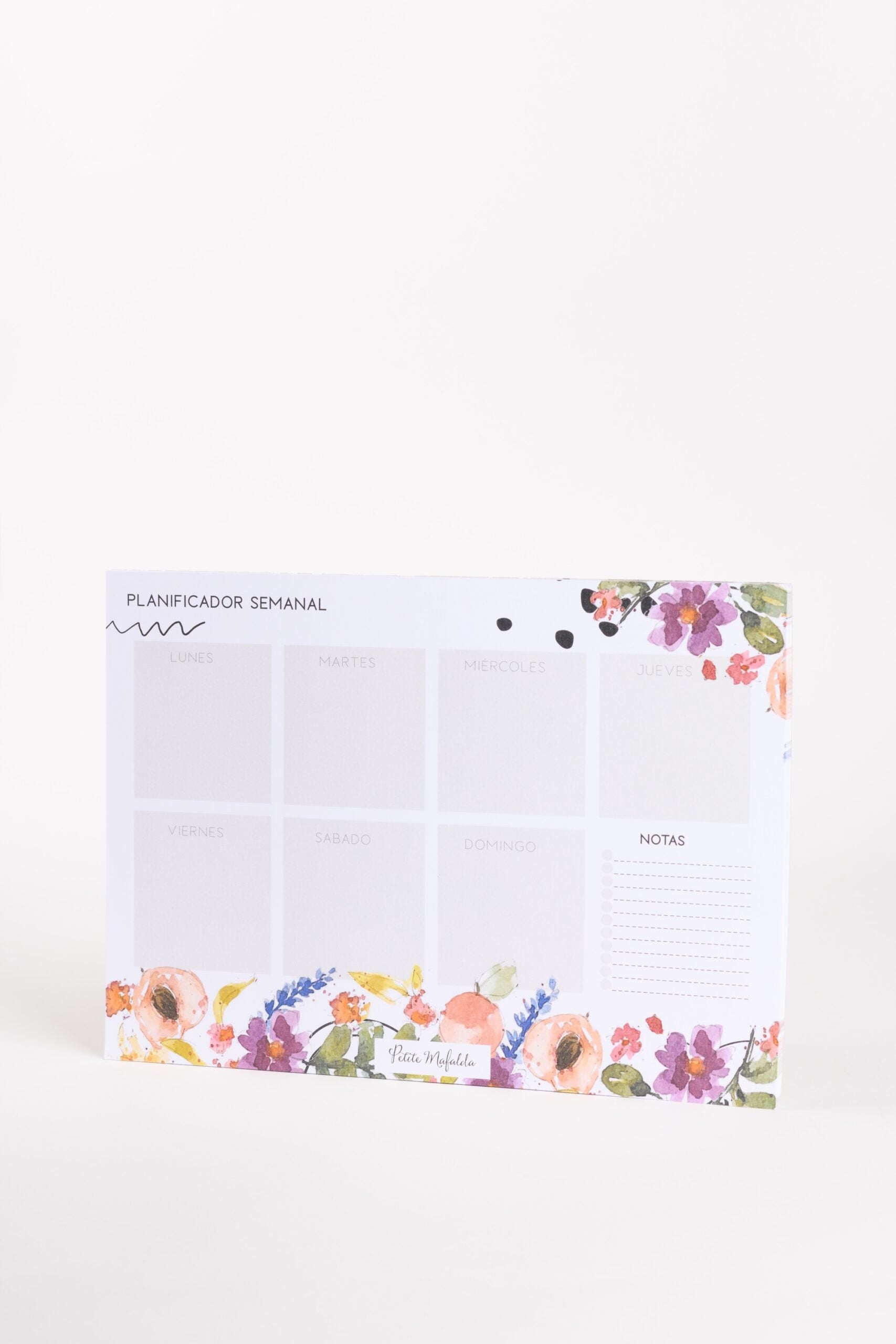 Planificador semanal de sobremesa