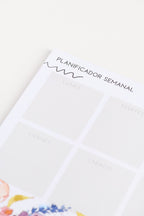 Planificador semanal de sobremesa