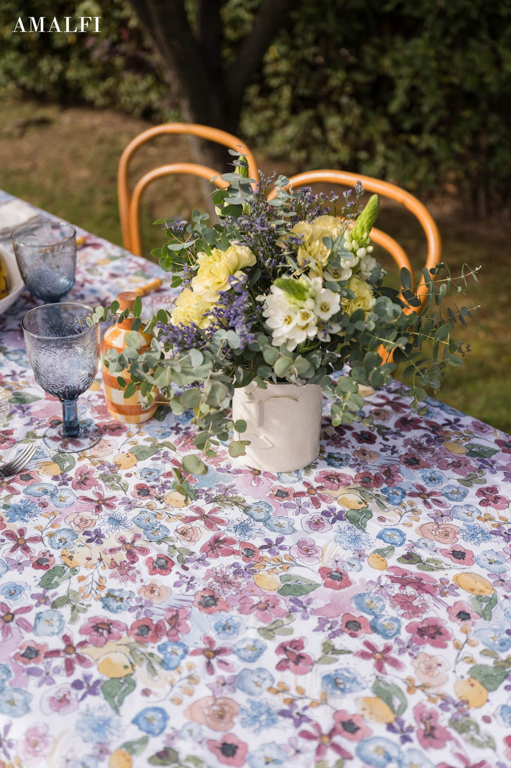 Mantel textil resinado