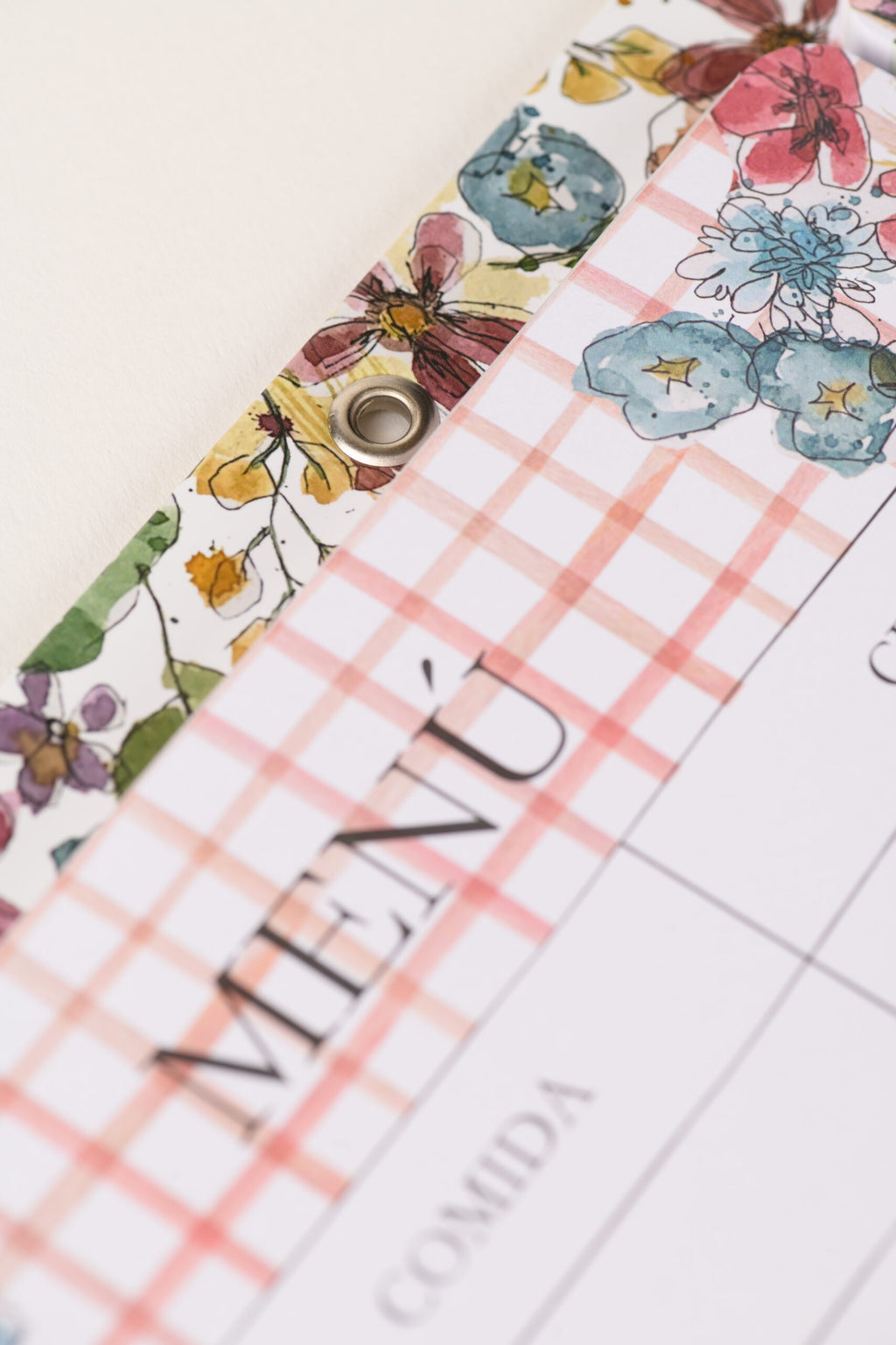 Menú y lista de la compra