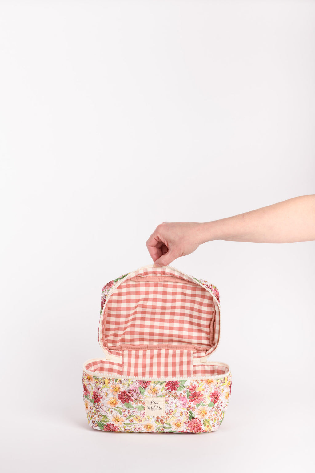 Neceser acolchado con asa