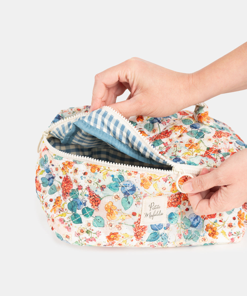 Neceser acolchado con asa