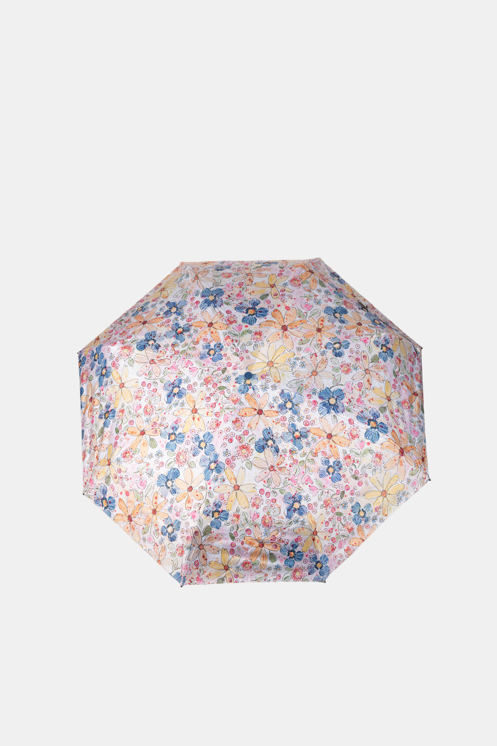 Paraguas plegable flores