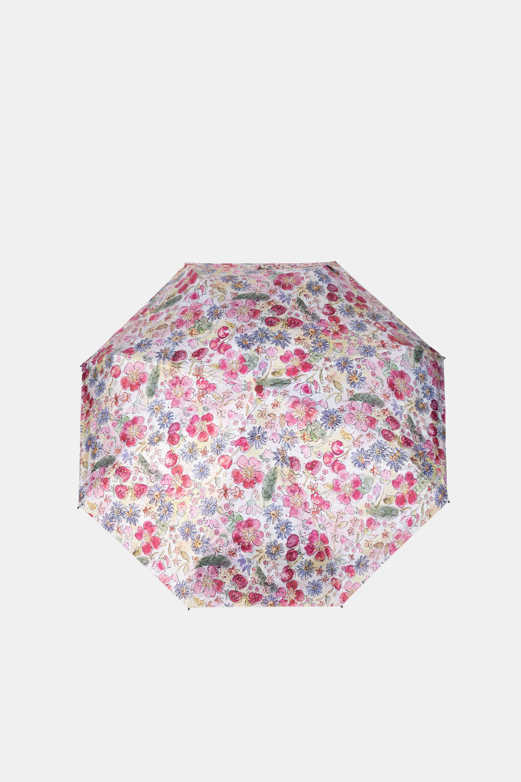 Paraguas plegable flores
