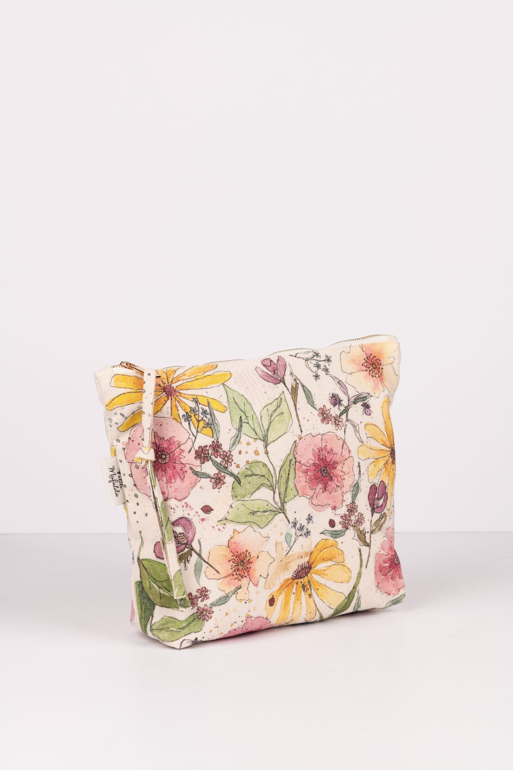 Bolso de mano estampado flores