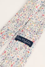 Corbata estampado flores