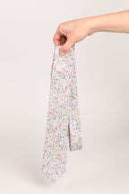 Corbata estampado flores