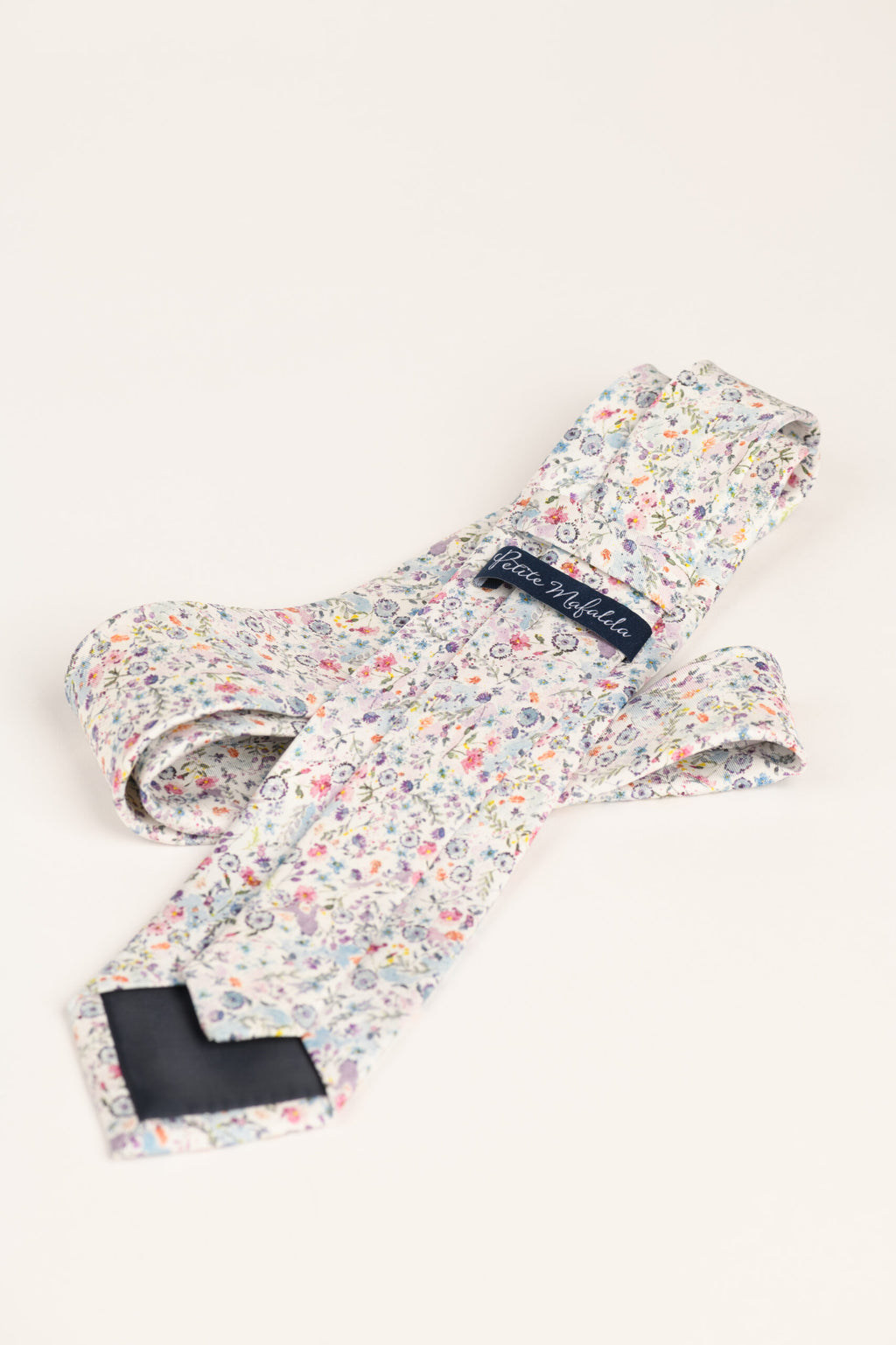 Corbata estampado flores