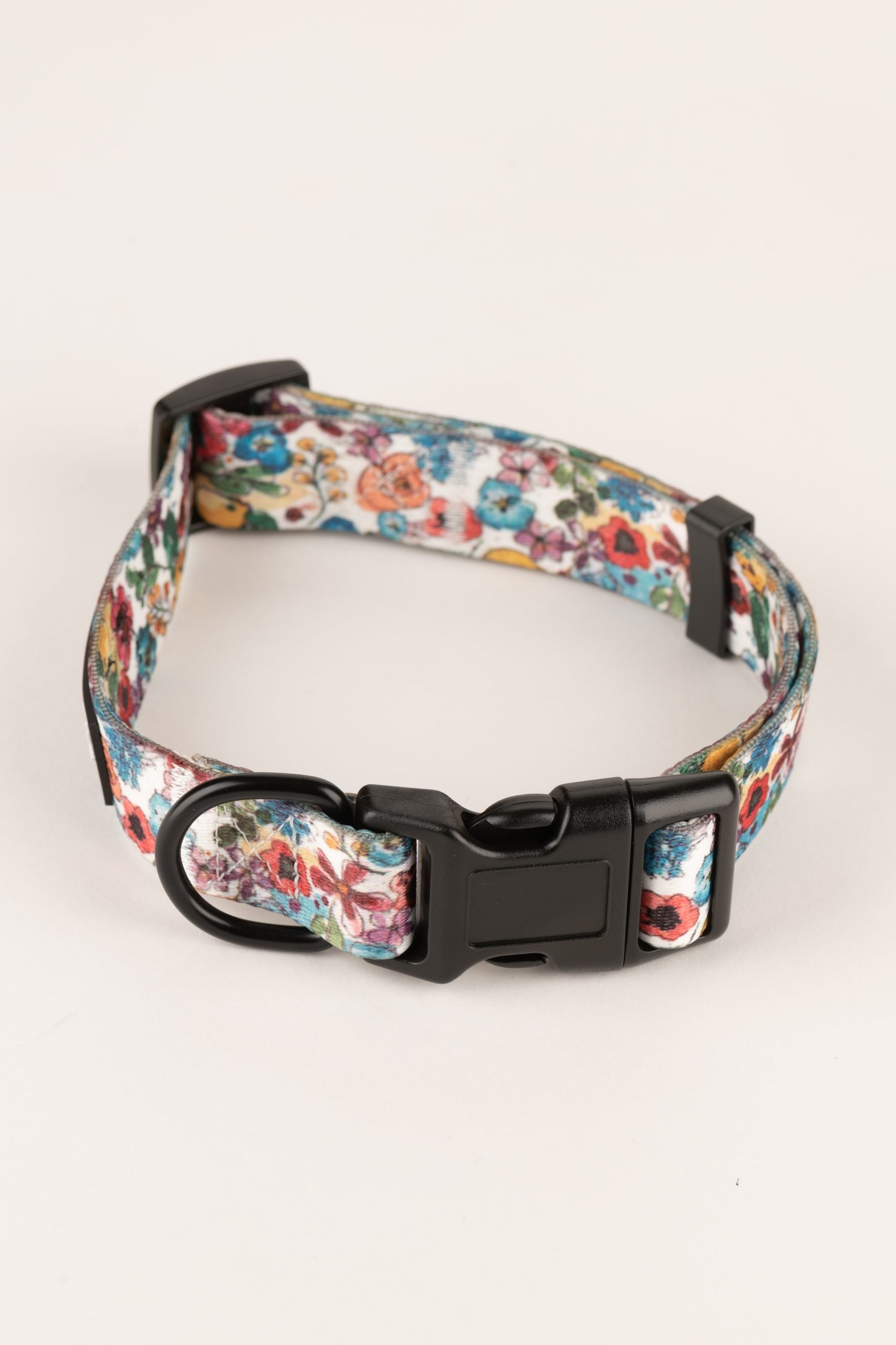 Collar perro flores