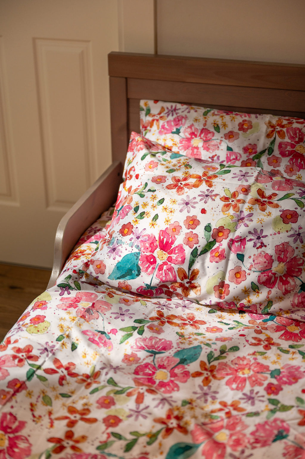 funda nórdica flores