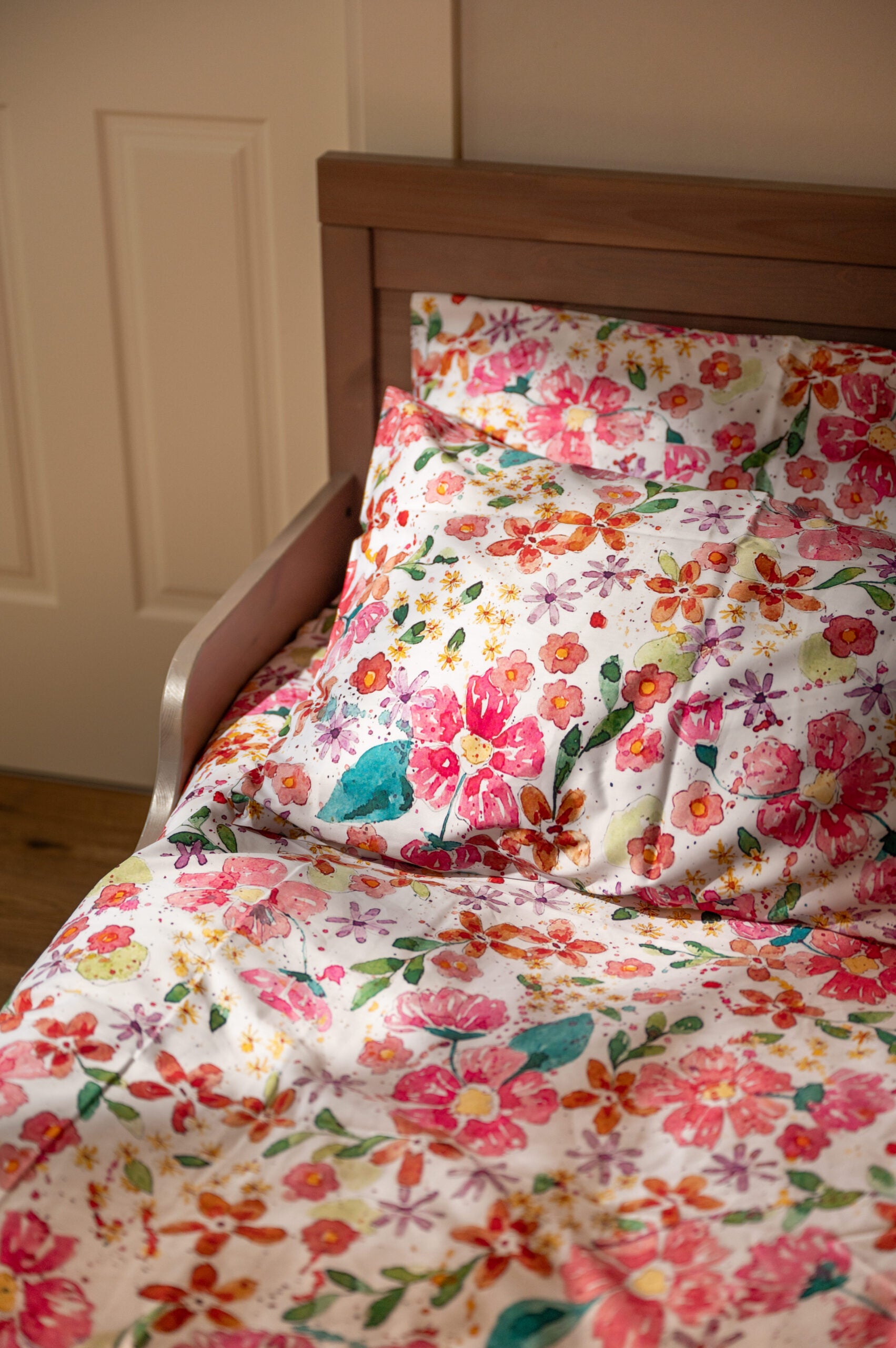 funda nórdica flores