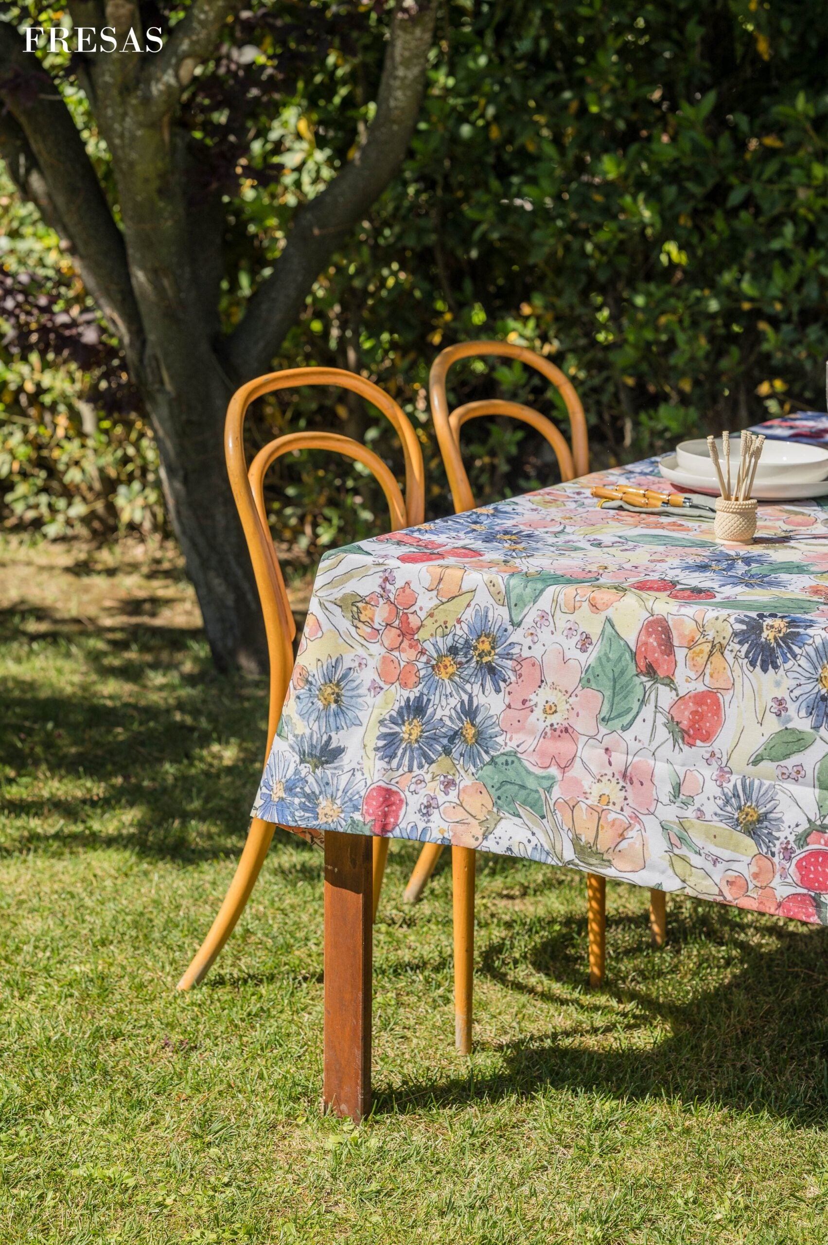 Mantel textil resinado