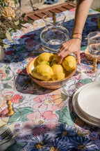 Mantel textil resinado