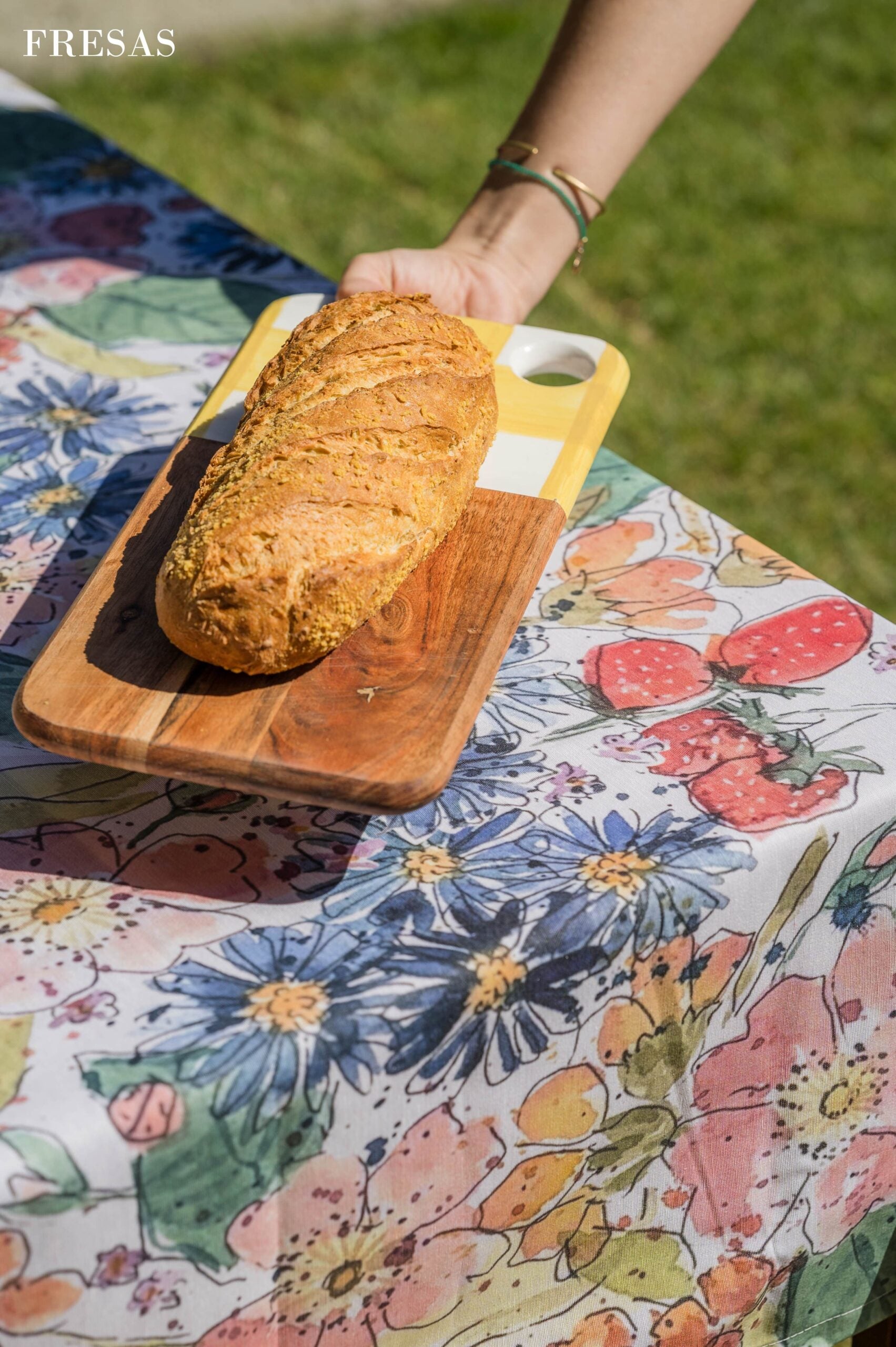 Mantel textil resinado