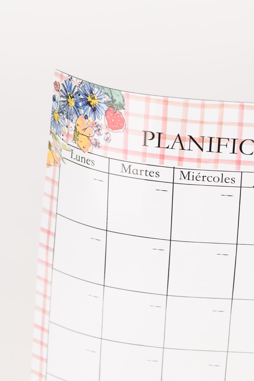 Planificador mensual nevera