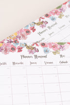 Planificador mensual de sobremesa