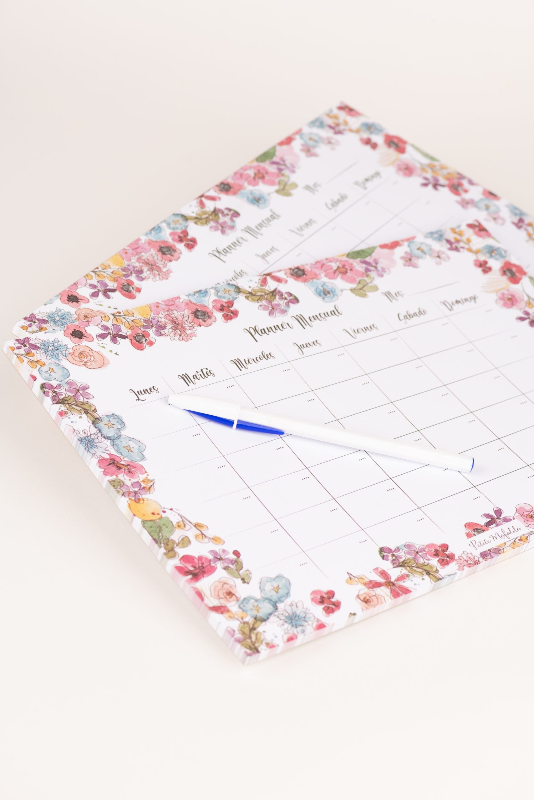 Planificador mensual de sobremesa