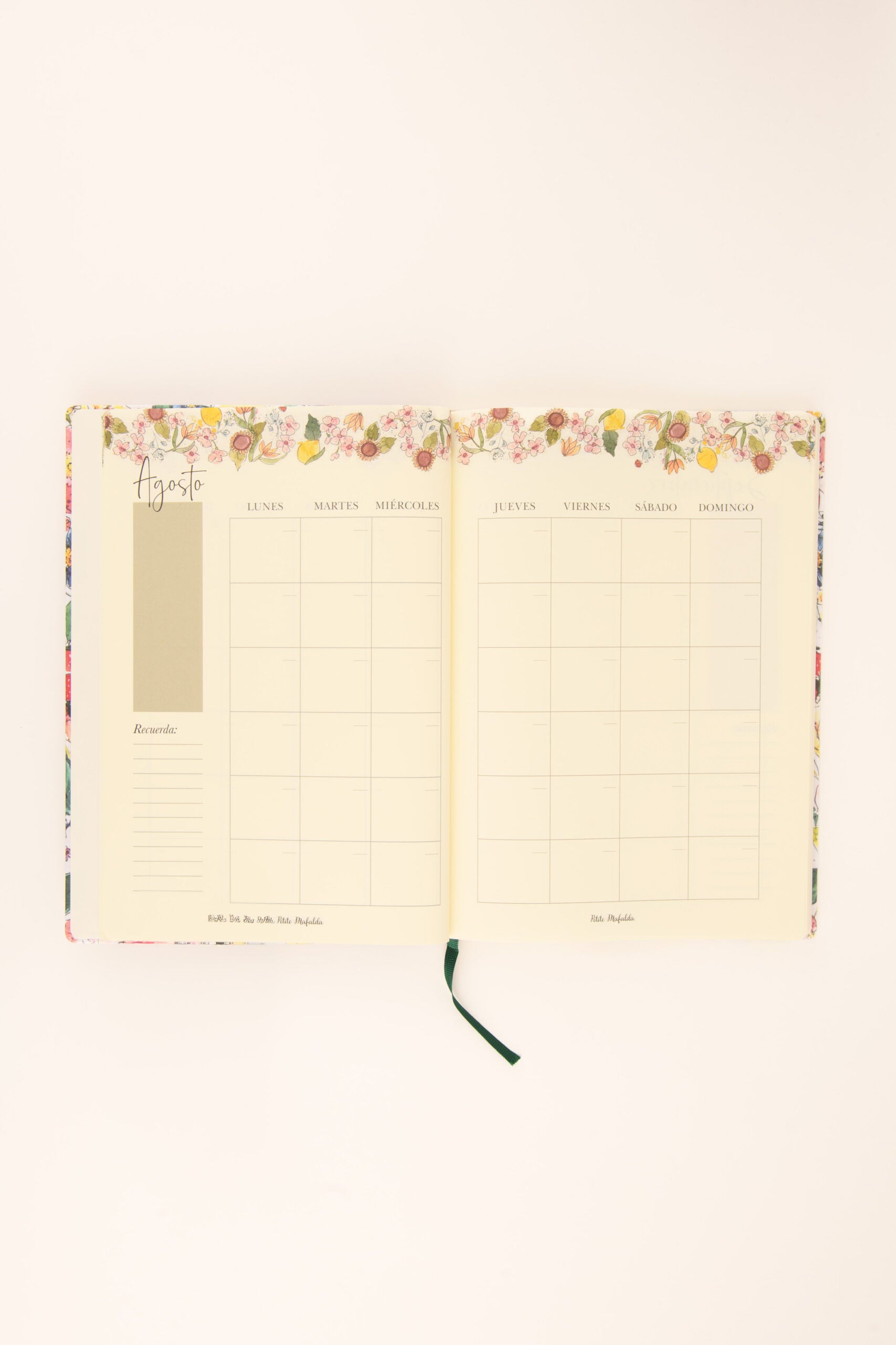 Planificador Anual de Flores