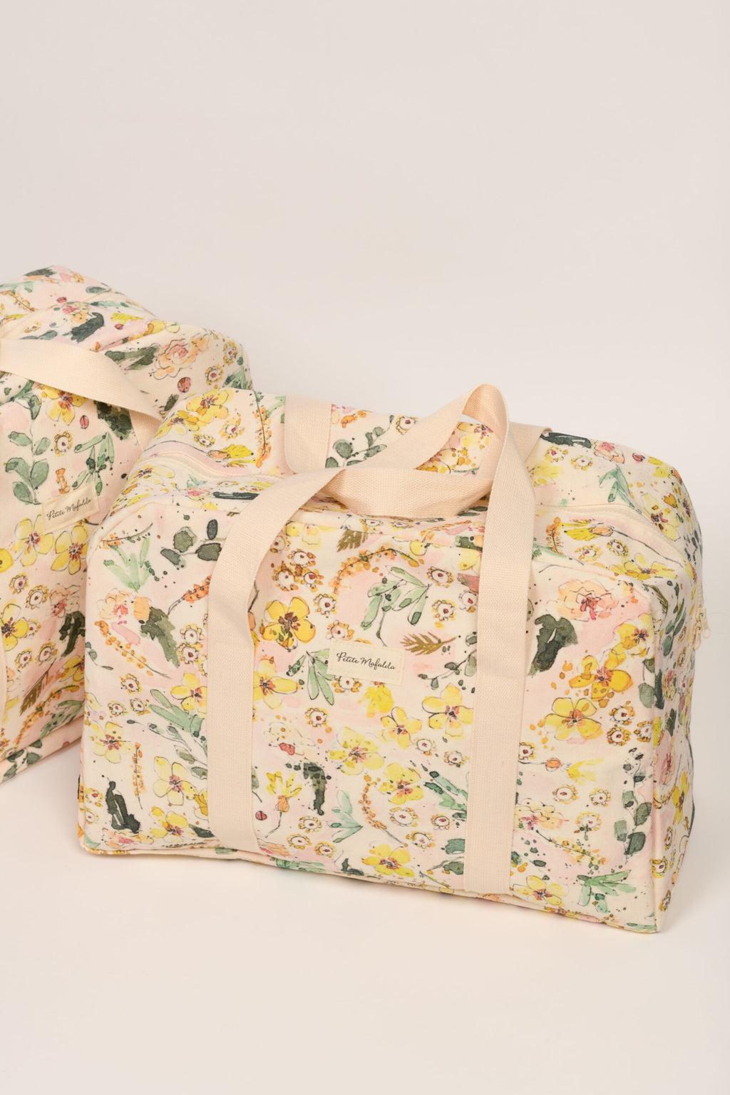 Maleta viaje fin de semana flores